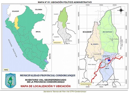 Provincia de Condorcanqui, región Amazonas